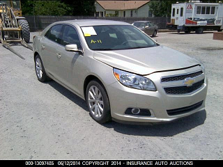 CHEVROLET MALIBU 2LT 2013