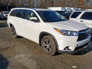 TOYOTA HIGHLANDER XLE 2016